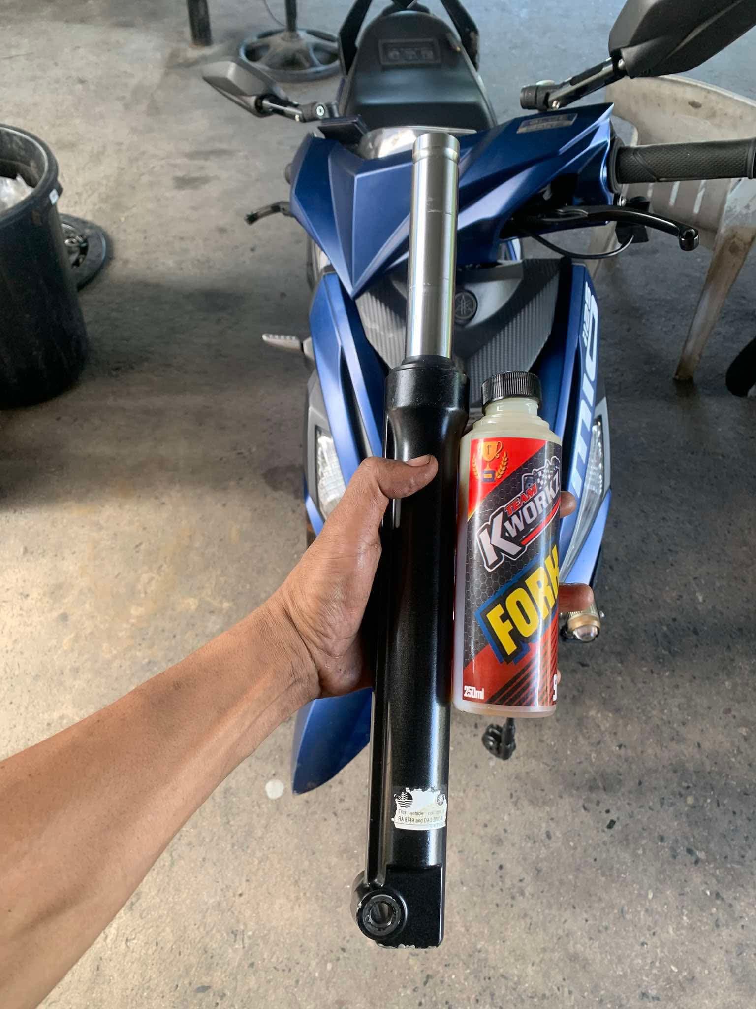 Front suspension and fork service